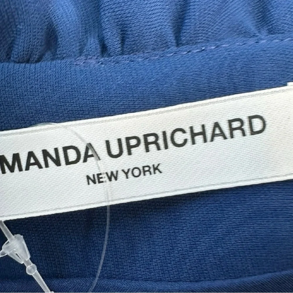 AMANDA UPRICHARD Blue Wyatt Paperbag Size S D0165
